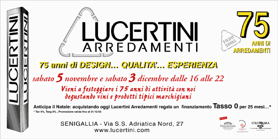 75° Anniversario Lucertini Arredamenti